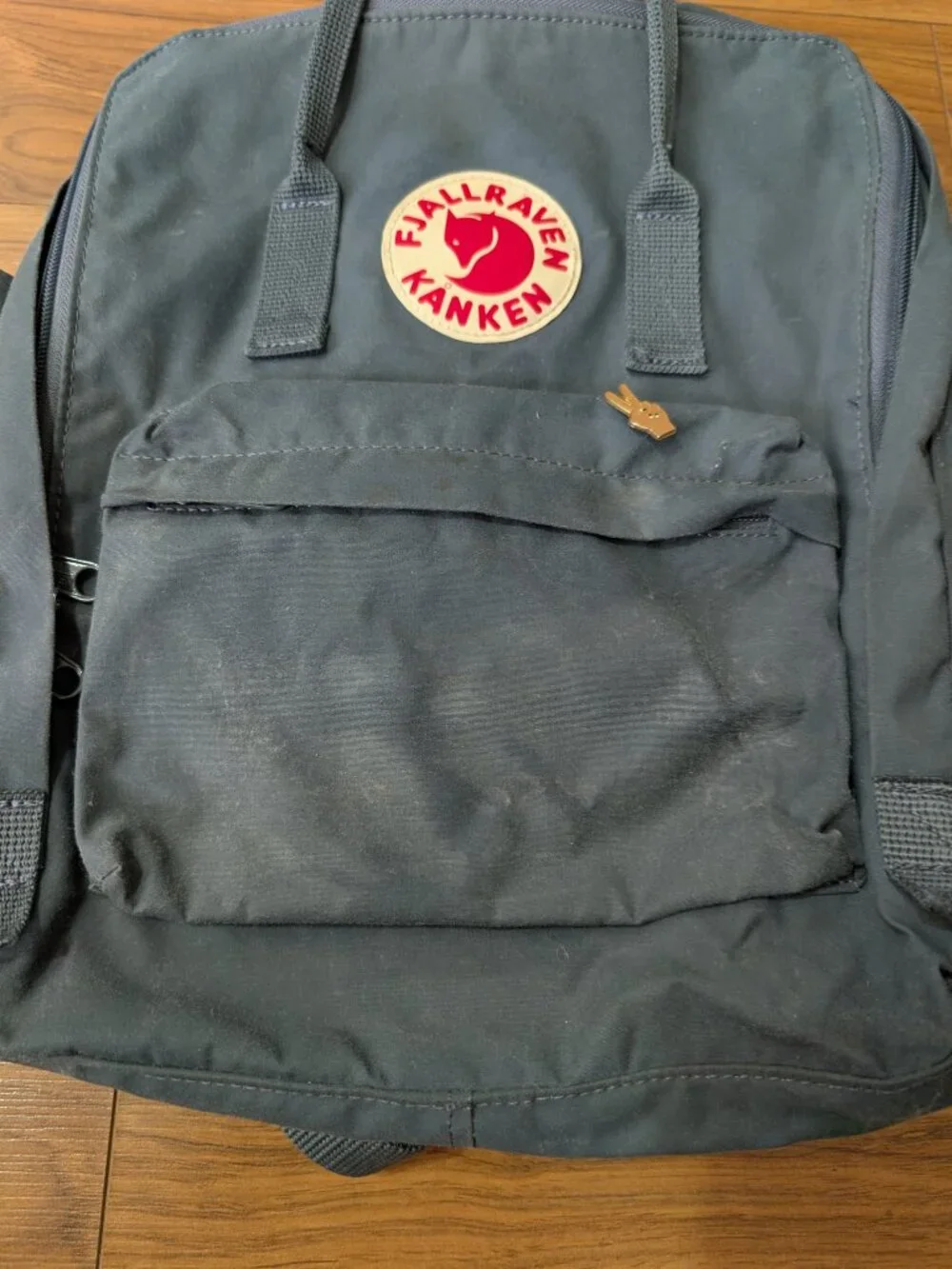 FJALLRAVEN KANKEN Classic Backpack Frost Blue Gray Water Resistant Laptop Bag